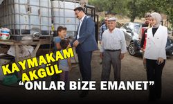 Kaymakam Akgül: “Şehit aileleri ve gaziler bizlere emanet”