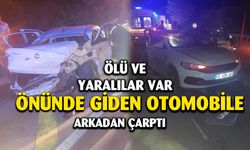 İki otomobil çarpıştı ölü ve yaralılar var