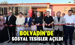 Sosyal tesisler açıldı