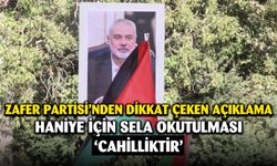 Zafer Partisi'nden dikkat çeken Hamas açıklaması