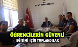 Eğitim güvenliği toplantısı yapıldı