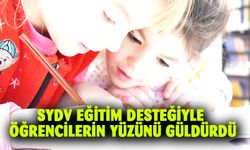 SYDV eğitim desteğiyle öğrencilerin yüzünü güldürdü