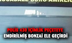 Polis 430 içimlik peçeteye emdirilmiş bonzai ele geçirdi