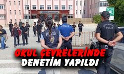 Okul çevrelerinde denetim yapıldı