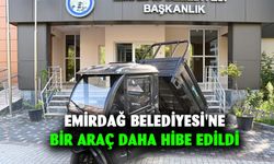 Emirdağ Belediyesi'ne bir araç daha hibe edildi