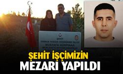 Şehit orman işçisi Mustafa Gürpınar'ın mezarı yaptırıldı