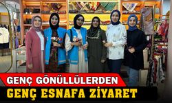 Genç gönüllülerden genç esnafa ziyaret