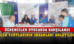 Üniversite öğrencilerini otogarda karşıladılar