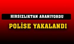 Hırsızlık suçundan aranan şahsı polis yakaladı