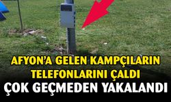 Kampçıların telefonlarını çalan şahsı polis yakaladı