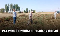 Patates üreticileri bilgilendirildi