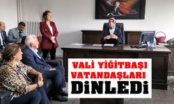 Vali Yiğitbaşı vatandaşları dinledi