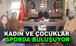 Kadın ve çocuklar sporda buluşuyor