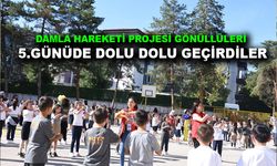 Damla Hareketi Projesi gönüllüleri 5.günüde dolu dolu geçirdiler