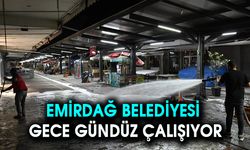 Emirdağ Belediyesi gece gündüz çalışıyor