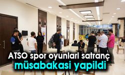 ATSO spor oyunlari satranç müsabakası yapıldı