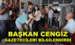 Başkan Cengiz, derneğin çalışmalarını anlattı