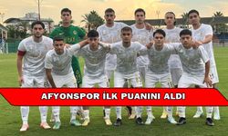 Afyonspor ilk puanını aldı