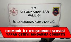 Otomobil ile uyuşturucu servisi yapan çeteyi jandarma çökertti