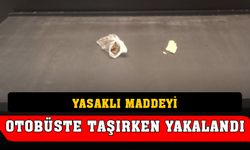 Otobüste seyahat eden şahıs uyuşturucu ile yakalandı