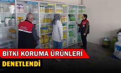 Bitki koruma ürünü bayilerinde denetim yapıldı