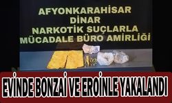 Eroin ve bonzai ile yakalanan şahıs tutuklandı