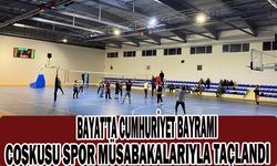 BAYAT’TA CUMHURİYET BAYRAMI COŞKUSU SPOR MÜSABAKALARIYLA TAÇLANDI