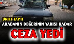 Tofaşçının yaptığı drift pahalıya mal oldu