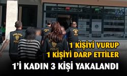 Bir kişiyi vurup bir kişiyi de darp ettiler