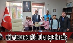 MİNİK YÜREKLERDEN FİLİSTİNLİ KARDEŞLERİNE BAĞIŞ