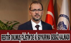 REKTÖR OKUMUŞ FİLİSTİN’DE Kİ SOYKIRIMA SESSİZ KALMADI