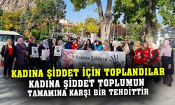 Kadına şiddete ‘Dur’ demek için toplandılar