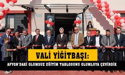 Vali Yiğitbaşı, “Eğitimdeki olumsuz tabloyu olumluya çevirdik”