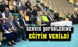 Servis şoförlerine eğitim verildi