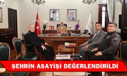 Afyonkarahisar’ın asayişi değerlendirdi