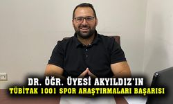 Dr. Öğr. Üyesi Akyıldız’ın TÜBİTAK 1001 spor araştırmaları başarısı