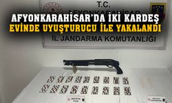 Afyonkarahisar’da şüpheli iki kardeş evlerinde uyuşturucu ile yakalandı