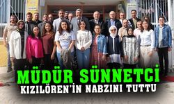 Müdür Sünnetci ilçenin eğitimdeki nabzını tuttu