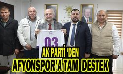 “AK PARTİ OLARAK AFYONSPOR İÇİN ELİMİZİ TAŞIN ALTINA KOYMAYA HAZIRIZ”