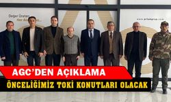 AGC’nin önceliği TOKİ projesi olacak