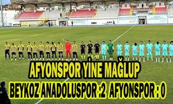 AFYONSPOR YİNE MAĞLUP