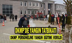 DKMP’DE YANGIN TATBİKATI