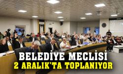 Belediye Meclisi 2 Aralık´ta toplanıyor