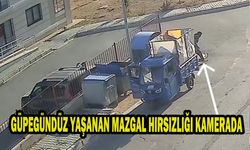 GÜPEGÜNDÜZ YAŞANAN MAZGAL HIRSIZLIĞI KAMERADA