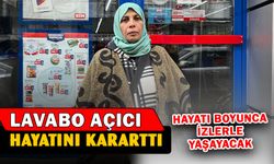 Lavabo açıcısı yüzüne patladı hayatı karardı