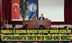 “REHBERLİK VE ARAŞTIRMA MERKEZİNİ TANIYORUZ” SEMİNERİ DÜZENLENDİ