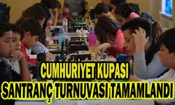 CUMHURİYET KUPASI SANTRANÇ TURNUVASI TAMAMLANDI