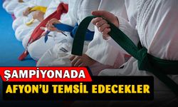 Taekwondo Şampiyonası’nda Afyonkarahisar’ı temsil edecekler