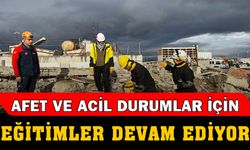 ANDA AFSÜ Ekibi Eğitimlerine Hız Kesmeden Devam Ediyor