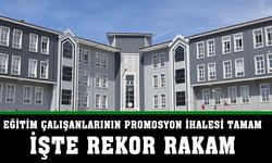 Eğitim çalışanlarının promosyon ihalesi yapıldı